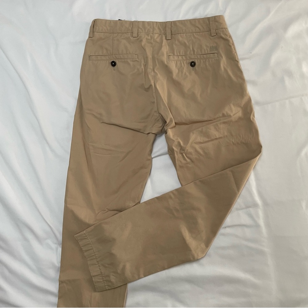 Ami Paris Beige Slim Chinos size XS - Picture 2 of 4